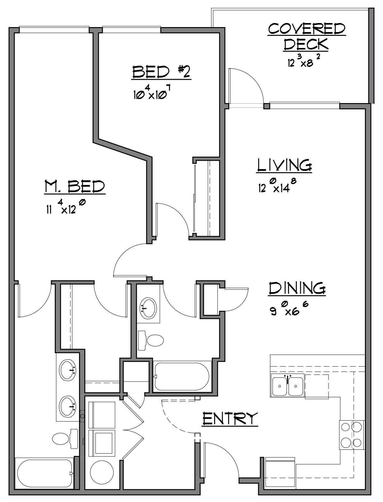 2 bed 2 bath E at Bridgeview 125, Washington